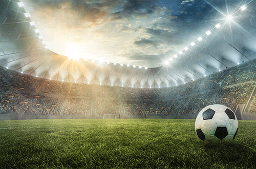 サッカー競技場の画像